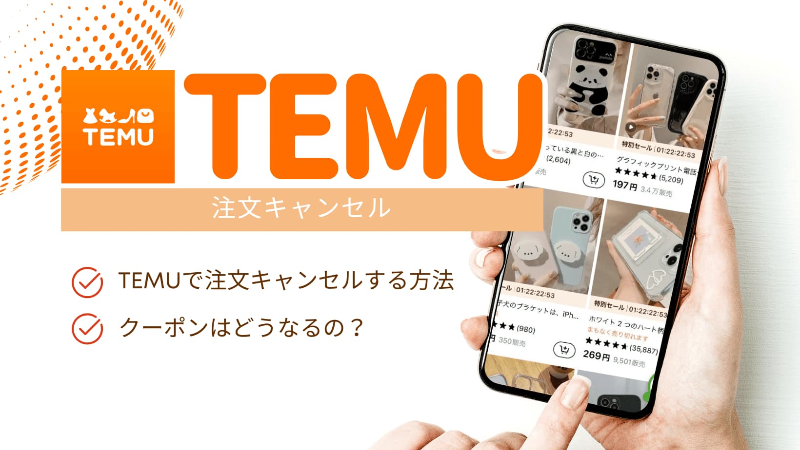 Temuで販売する際の注意点
