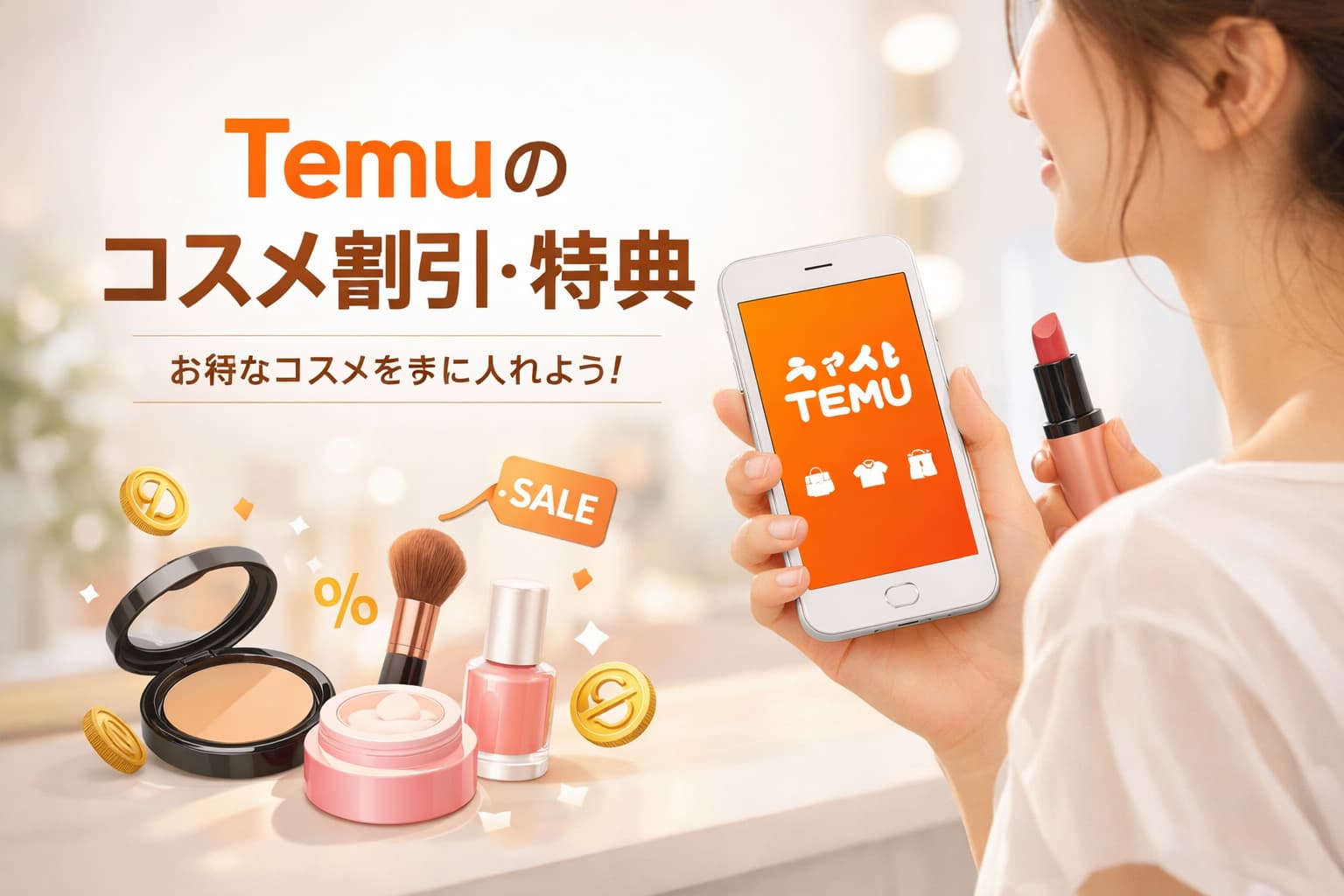Temuのコスメ割引・特典を活用してお得に美容アイテムを購入する方法